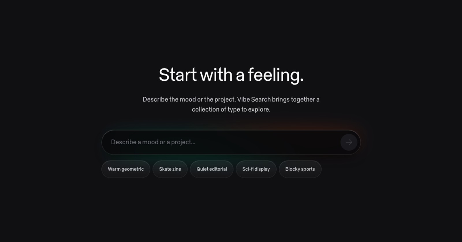 Vibe Search in Type.lol